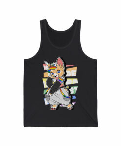 Homoromantic Pride Riley Corgi – Tank Top Homoromantic Pride Riley Corgi – Tank Top