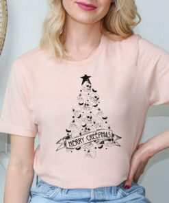 Horror Merry Christmas Creepmas Skull Sweatshirt Trendy Unique Xmas Gift