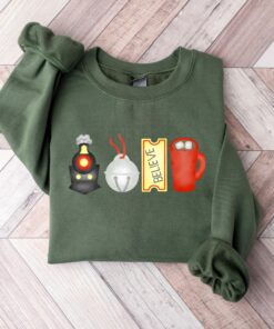 Hot Chocolate Christmas Movie Train Ticket Sweatshirt Unique Christmas Gift