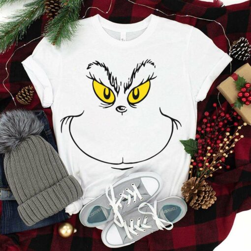 How The Grinch Stole Christmas Face T-Shirt