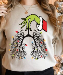 Humor Nurse Respiratory Therapist Lung Christmas Lights Pulmonologist Christmas Unique Xmas Gift