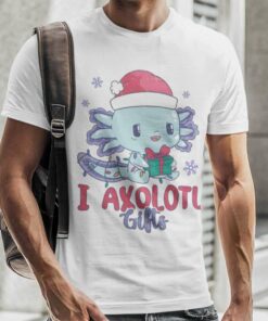 I Axolotl Gifts Christmas T-shirt