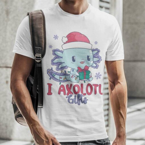 I Axolotl Gifts Christmas T-shirt