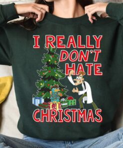I Really Don’t Hate Christmas Disneyland Phineas And Ferb DOOF Sweatshirt Lovely Unique Xmas Gift