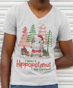 I Want A Hippopotamus For Christmas T-Shirt
