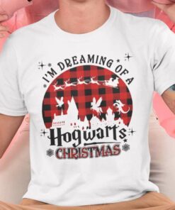 I’m Dreaming Of A Hogwarts Christmas White Tee Harry Potter