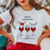I’m Full Of Christmas Spirit It’s Called Wine Reindeer Cocktails Sweatshirt Lovely Unique Xmas Gift