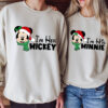 I’m Her Mickey His Minnie Disneyland Couples Christmas Sweatshirt