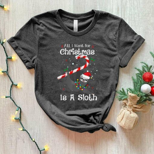 Is A Sloth Christmas T-Shirt