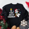 Is This Jolly Enough Frozen Movie Olaf Santa Christmas Sweatshirt