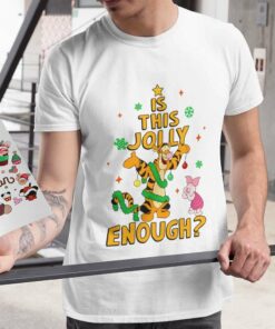 Is This Jolly Enough Tigger And Piglet Christmas T-shirt Winnie The Pooh