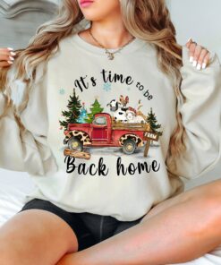 It Is Time To Be Back Home Christmas Sweatshirt