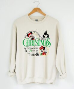It’s Beginning To Look A Lot Like Christmas Cute Mickey And Minnie Sweatshirt Lovely Unique Xmas Gift