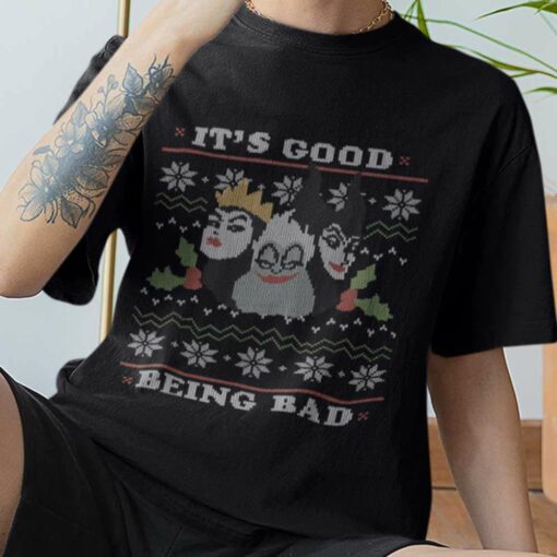 It’s Good Being Bad Villains Christmas T-shirt