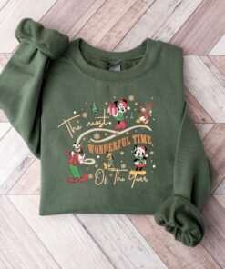 It’s The Most Woderfull Time Of The Year Disneyland Christmas Sweatshirt