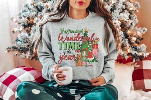 It’s The Most Wonderful Time Of The Year Retro Grnicmas Sweatshirt Funny Unique Xmas Gift