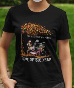 Jack Skelington And Sally It’s Most Wonderful Time Of The Year T-shirt The Nightmare Before Christmas