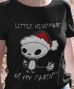 Jack Skellington Little Nightmare Of My Parent Christmas Shirt