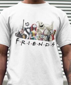 Jack Skellington Sally Friends Christmas T-shirt