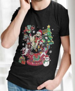 Jack Skellington Sally Friends Lock, Shock, Barrel The Nightmare Before Christmas T-shirt