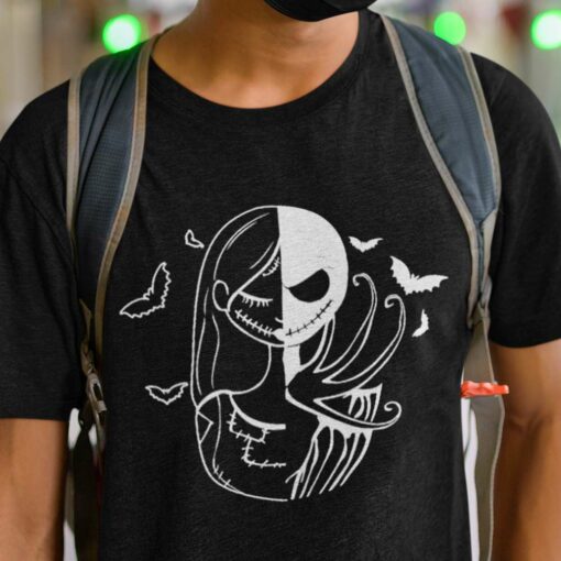 Jack Skellington Sally The Night Before Christmas Tee