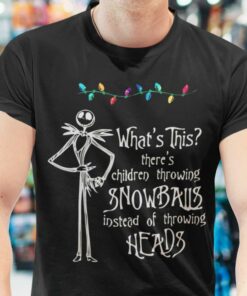 Jack Skellington What’S This Ther’S Snowballs Christmas T-shirt