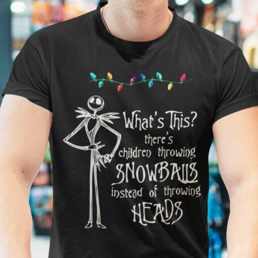 Jack Skellington What’S This Ther’S Snowballs Christmas T-shirt