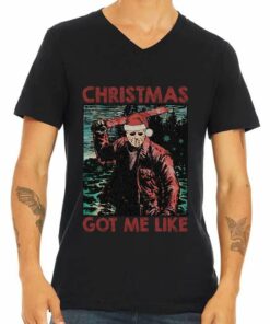 Jason Voorhees Got Me Like Christmas T-Shirt Friday The 13th