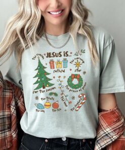 Jesus Is The Reason Christmas Sweatshirt Lovely Unique Religious Xmas Gift For Christian