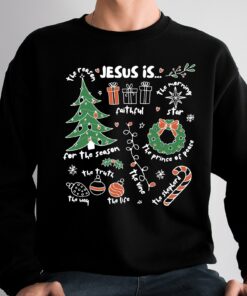 Jesus Is The Reason For The Season Crewneck Christmas Sweatshirt