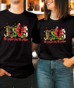 Jesus The Reason For The Season Christmas Sweatshirt Trendy Unique Xmas Gift For Faithful Christian