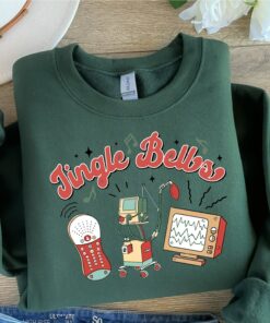 Jingle Bells Christmas Heart Rhythm Doctor Nurse Sweatshirt Lovely Unique Xmas Gift