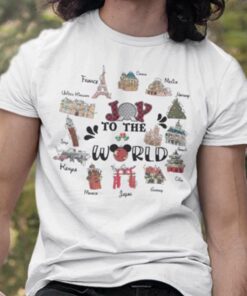 Joy To The World Mickey Travel Christmas T-shirt