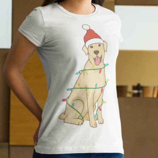 Labrador Retriever Christmas Light T-Shirt