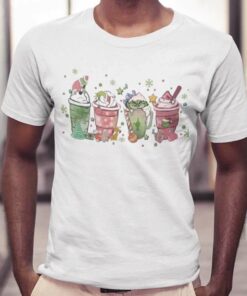 Latte Warm Cozy Coffee Christmas T-shirt The Grinch