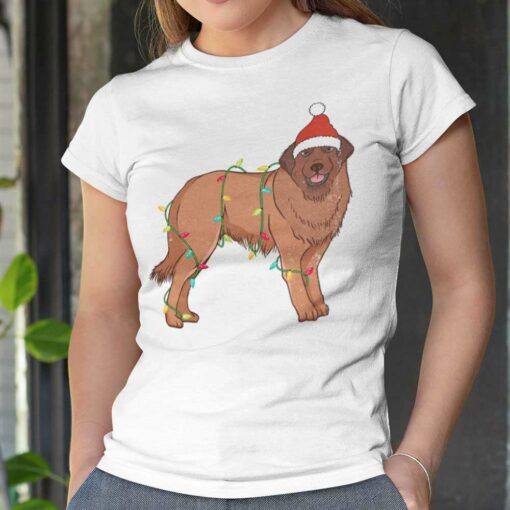 Leonberger Christmas Light T-Shirt