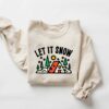 Let it Snow Snowman Small Town Sweatshirt