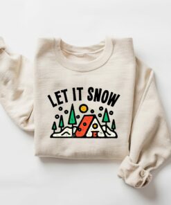 Let it Snow Snowman Small Town Sweatshirt