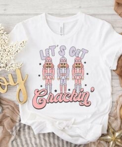 Let’s Get Crackin’ Christmas White Tee
