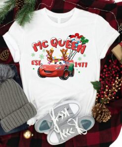 Lightning Cute McQueen Disneyland Cars Christmas Sweatshirt