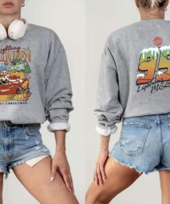 Lightning McQueen 95 Merry Christmas Pixar Cars Double Sided Sweatshirt