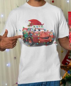Lightning McQueen Christmas Costume T-shirt Cars Cartoon