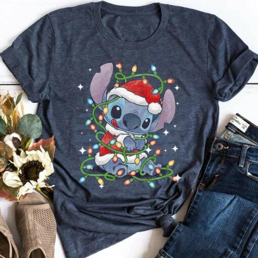 Lilo Christmas Lights T-Shirt Disney