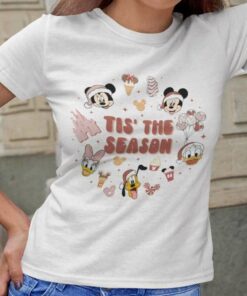 Little Things Tis’ the Season Mickey and Friends Christmas T-Shirt Disney