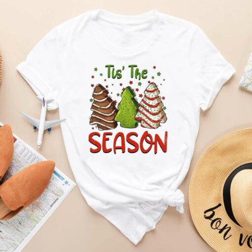 Little Tis’ The Season Christmas Tree Cake T-Shirt