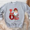 Love Christmas Cool Santa Claus Sweatshirt Lovely Unique Xmas Gift
