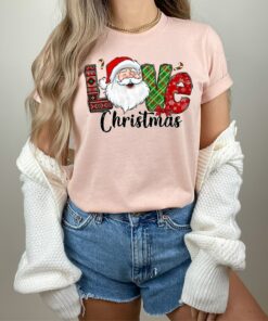 Love Christmas Santa Claus Sweatshirt Cute Unique Xmas Gift