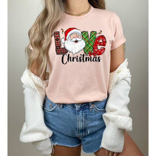 Love Christmas Santa Claus Sweatshirt Cute Unique Xmas Gift