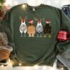 Lovely Chicken Christmas Lights Farm Animal Sweatshirt Unique Xmas Gift