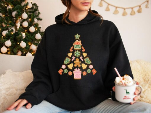 Lovely Gingerbread Christmas Tree Cute Gifts Sweatshirt